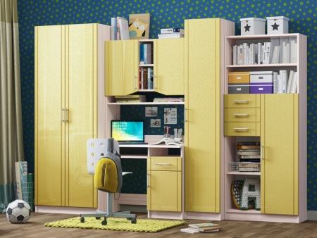 Стенка Юнга МДФ (Ш- 3000 х В- 2000 см х Г- 570 мм)/Разные Цвета